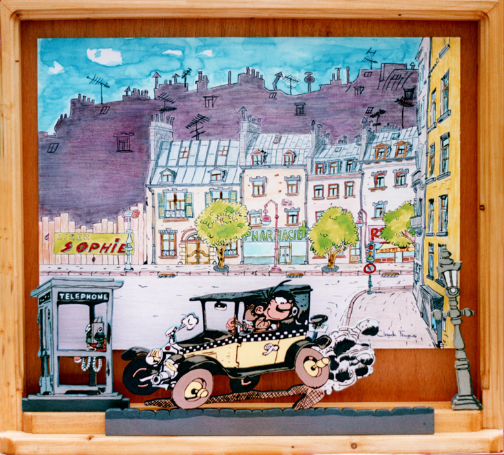 Sc&eacute;nographie de Gaston Lagaffe