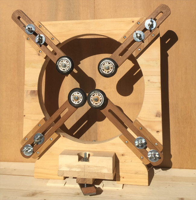 Lunette de tour &agrave; bois